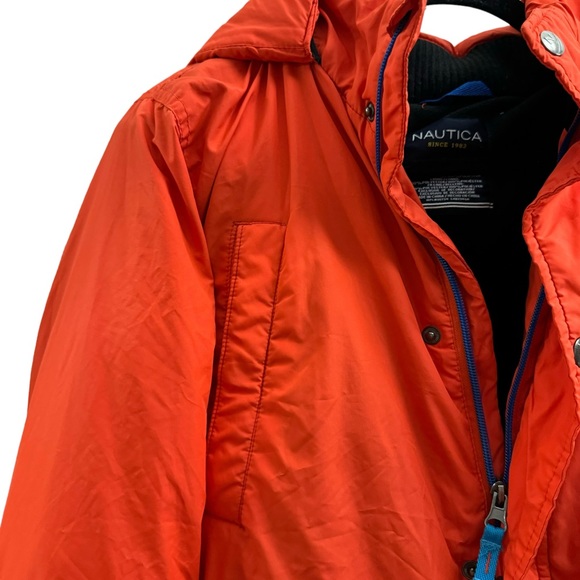 Nautica Orange Winter Jacket Boys Sz XL - Picture 7 of 9